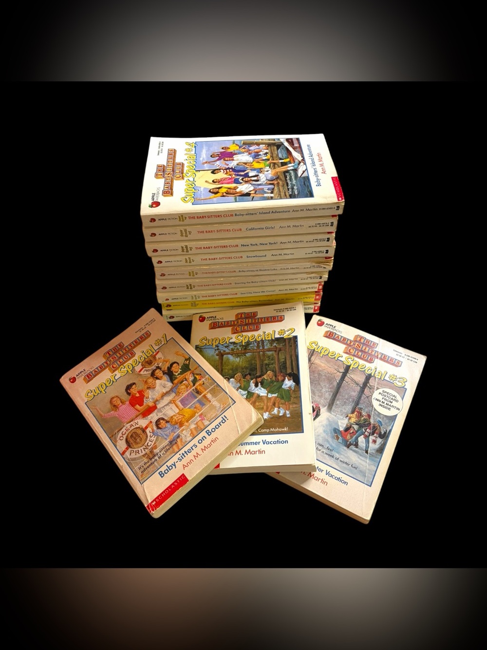 Vtg 80s 90s The Baby-Sitters Club Super Special Lot Books 1-12 Complete Set
